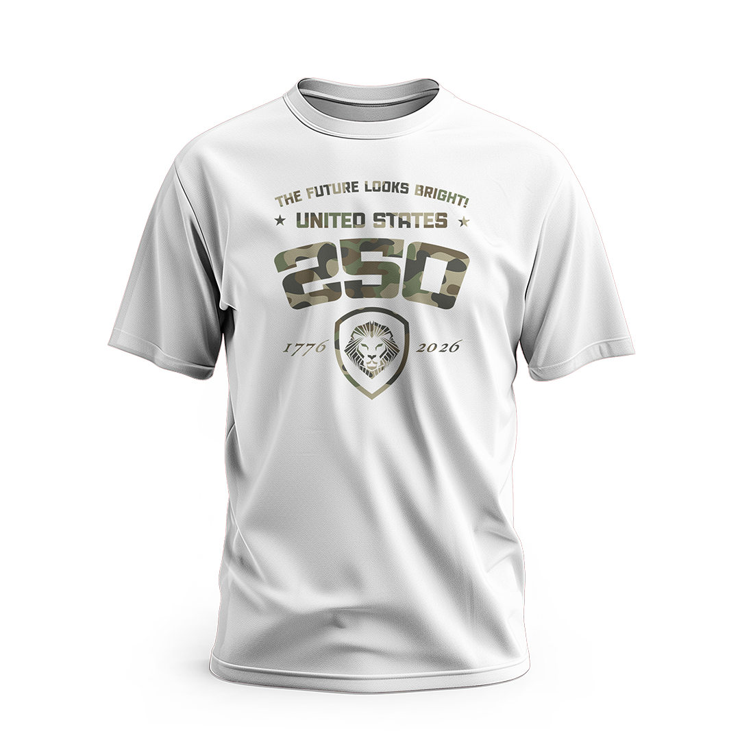 Future Looks Bright USA 250 Camo Short Sleeve T-Shirt