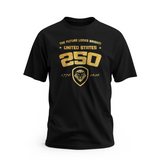 Future Looks Bright USA 250 Gold Short Sleeve T-Shirt