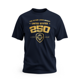Future Looks Bright USA 250 Gold Short Sleeve T-Shirt