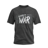 Future Looks Bright Charcoal Gray Business is War Flag Short Sleeve T-Shirt