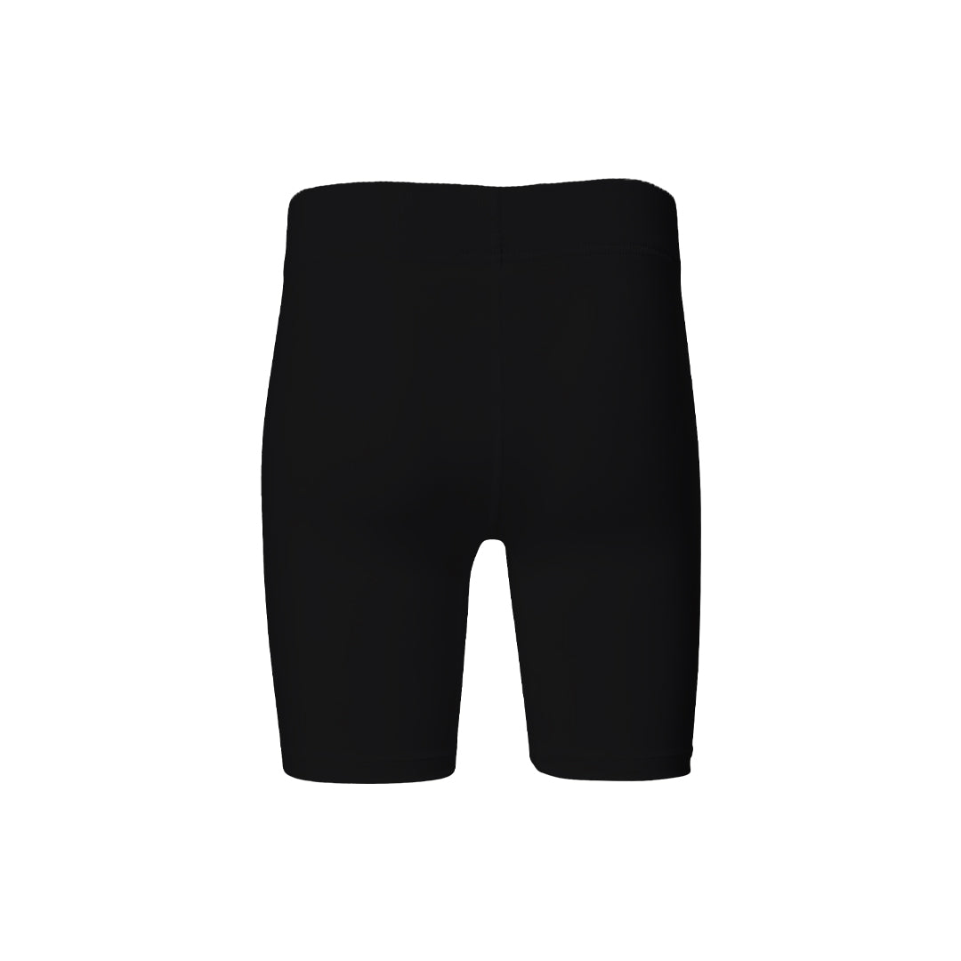 Women's Future Looks Bright Black and Gold Performance Biker Shorts