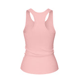 Women's Future Looks Bright Blush Solid Print Performance Midi Tank