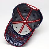 Future Looks Bright Holiday Knit Pattern Snapback Hat