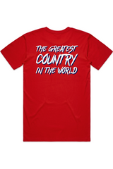 The Greatest Country in the World Red Shirt