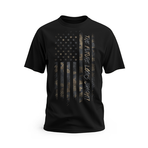 FLB Patriot Black Short Sleeve T-Shirt