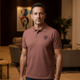 Future Looks Bright Lion Shield Premium Red Polo Shirt