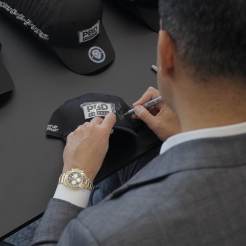 PBD Autographed Podcast Black Snapback Hat