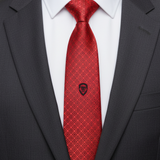 Limited Edition - Valuetainment x Stefano Ricci Red & Black Luxury Tie (1 of 50)