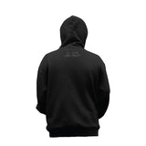 Future Looks Bright Black and Grey Business Is War Hoodie