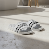 Future Looks Bright Tri Color Stripes Comfort Slides